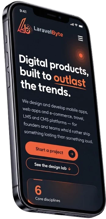 Laravel Byte web and mobile app development